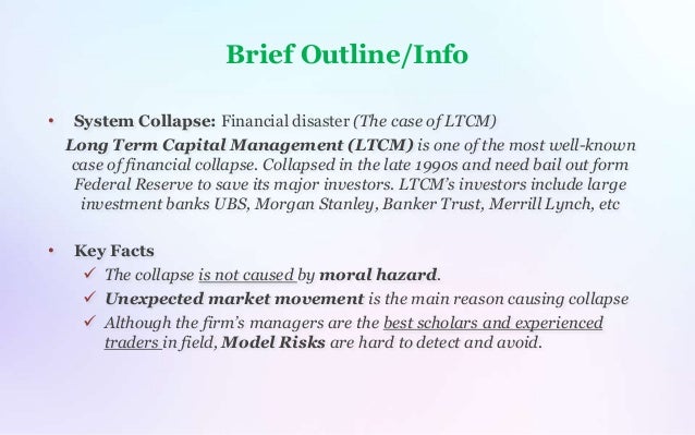 Long Term Capital Management Of The Federal