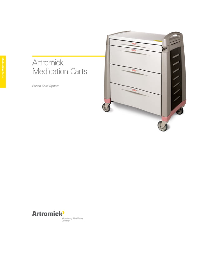 Artromick Ltc Pc Medication Cart Brochure for Hospital Computing