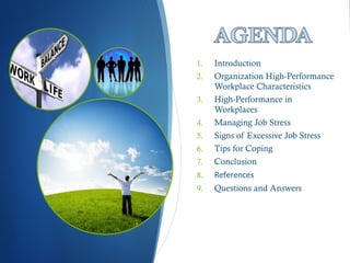 1. Introduction
2. Organization High-Performance
Workplace Characteristics
3. High-Performance in
Workplaces
4. Managing J...
