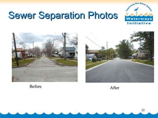 Sewer Separation Photos Before After 