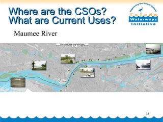 Where are the CSOs? What are Current Uses? Maumee River 