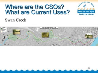 Where are the CSOs? What are Current Uses? Swan Creek 