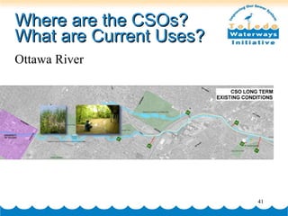Where are the CSOs?  What are Current Uses? Ottawa River 