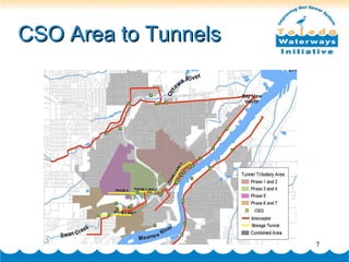 CSO Area to Tunnels 