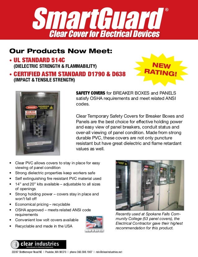 SmartGuard Clear Covers for Electrical Devices