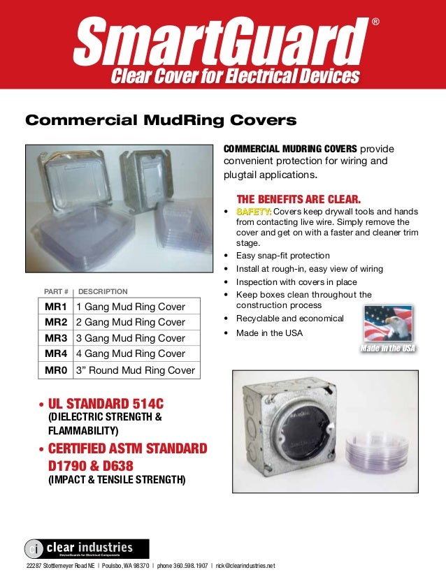 SmartGuard Clear Covers for Electrical Devices