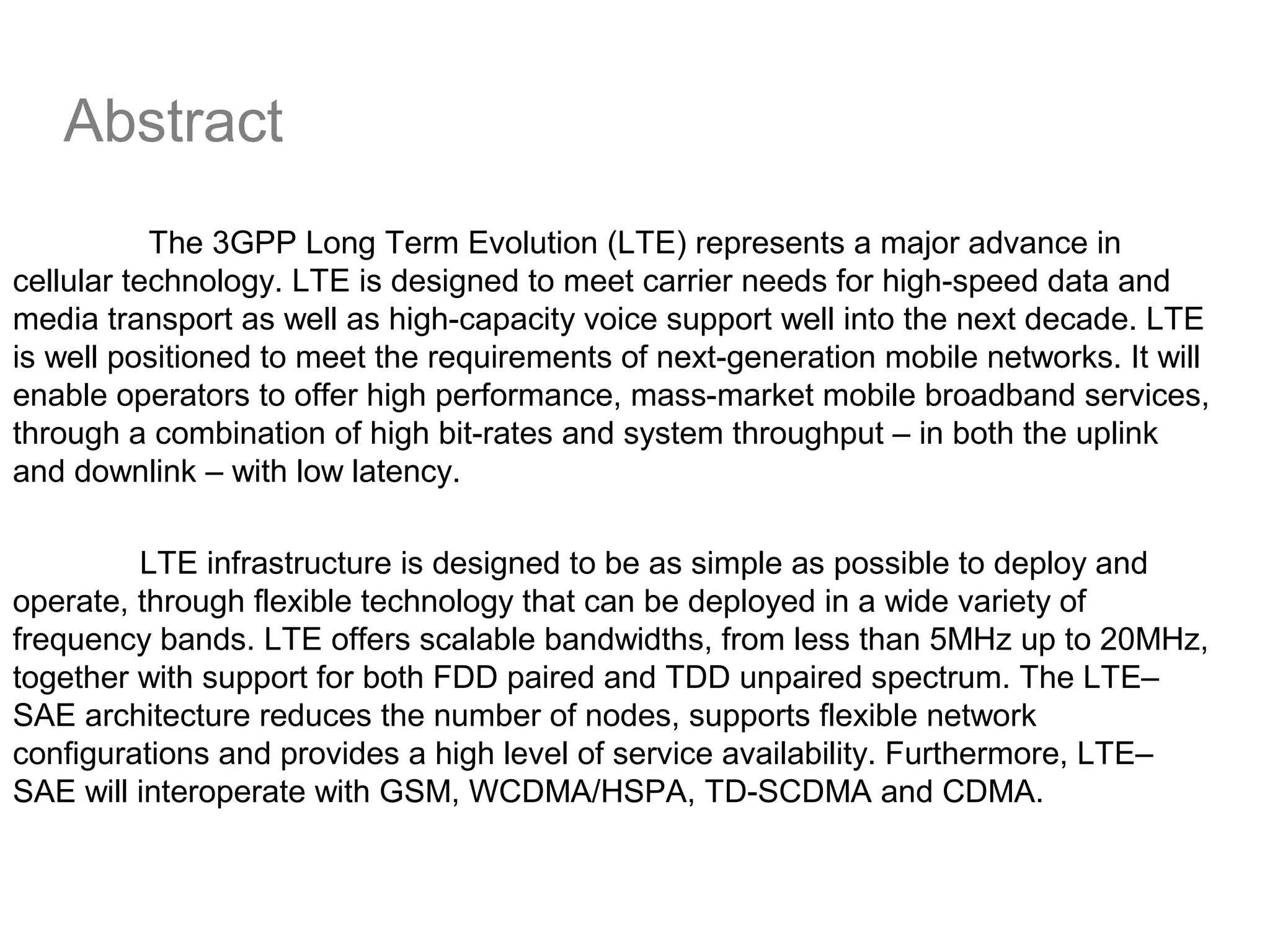 Lte Coding Rate Lte basics | PPT