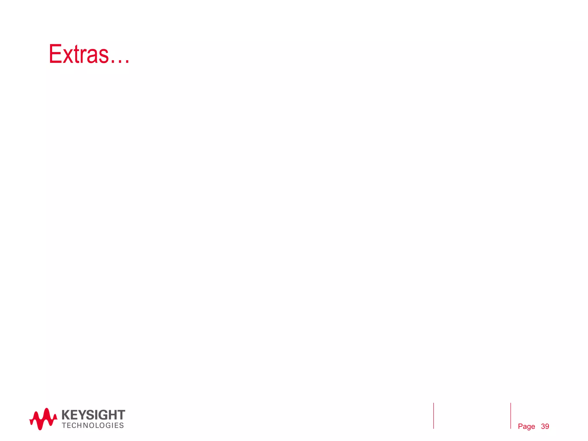 Page 
Extras… 
39  