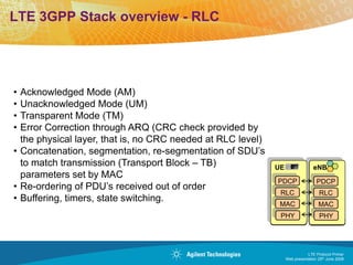 LTE Protocol Primer | PDF