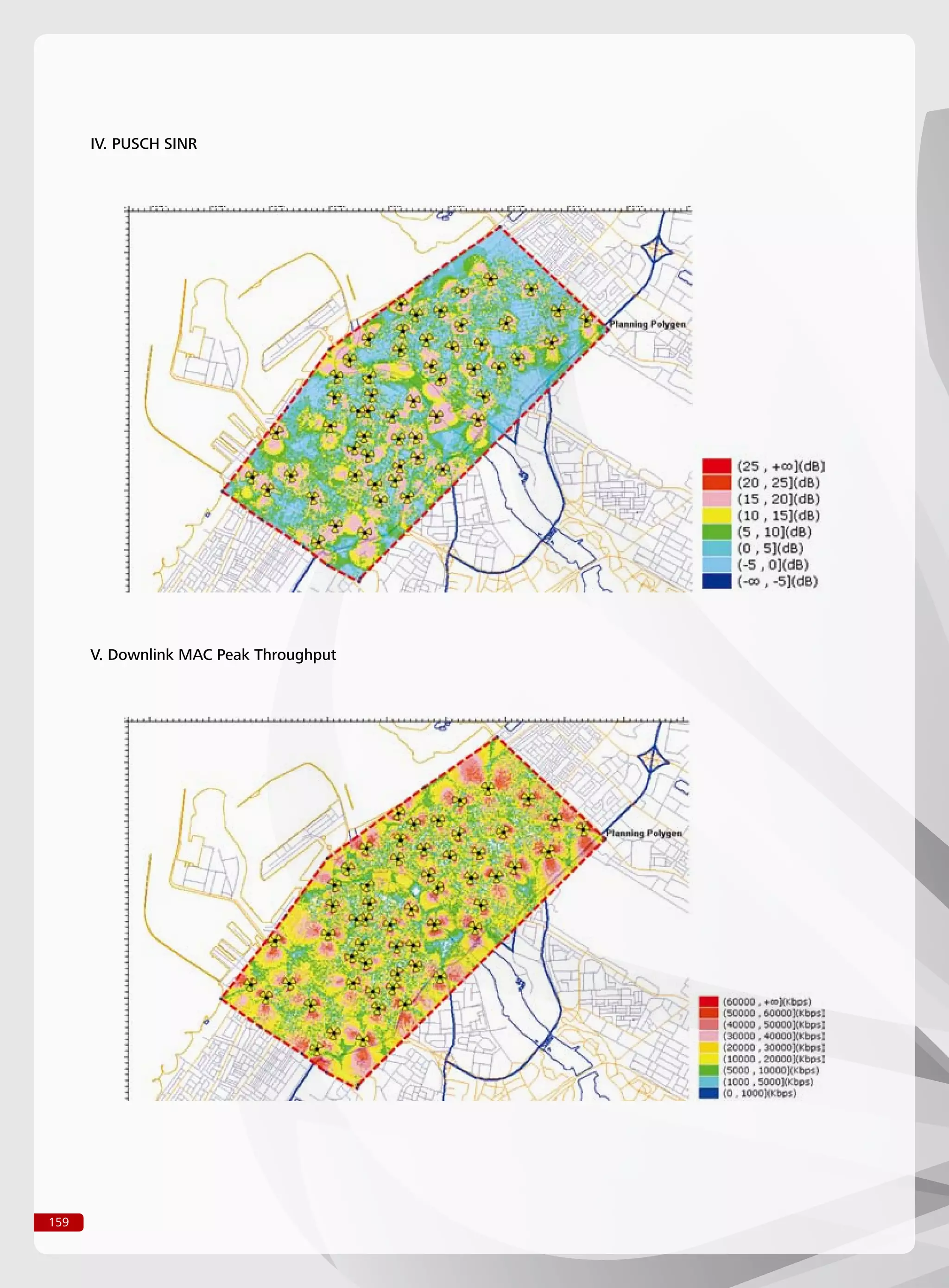 159
IV. PUSCH SINR
V. Downlink MAC Peak Throughput
 