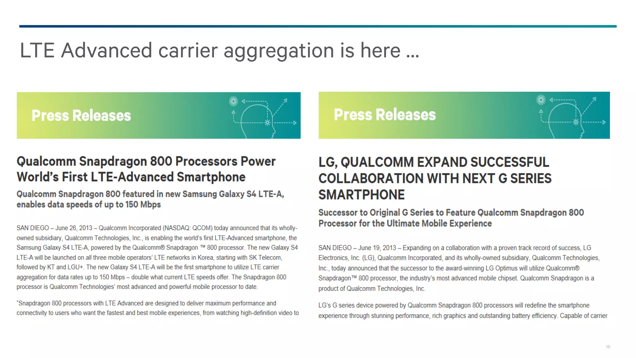 LTE Advanced carrier aggregation is here …

16

 