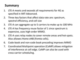 introduction to lte 4g lte advanced bsnl training | PDF