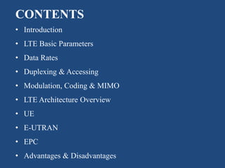 LTE Architecture | PPTX