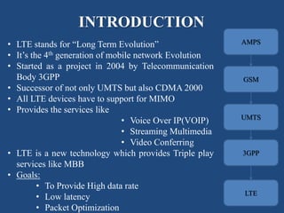 LTE Architecture | PPTX