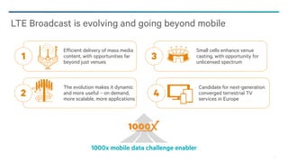 Lte broadcast - evolving and going beyond mobile | PPT