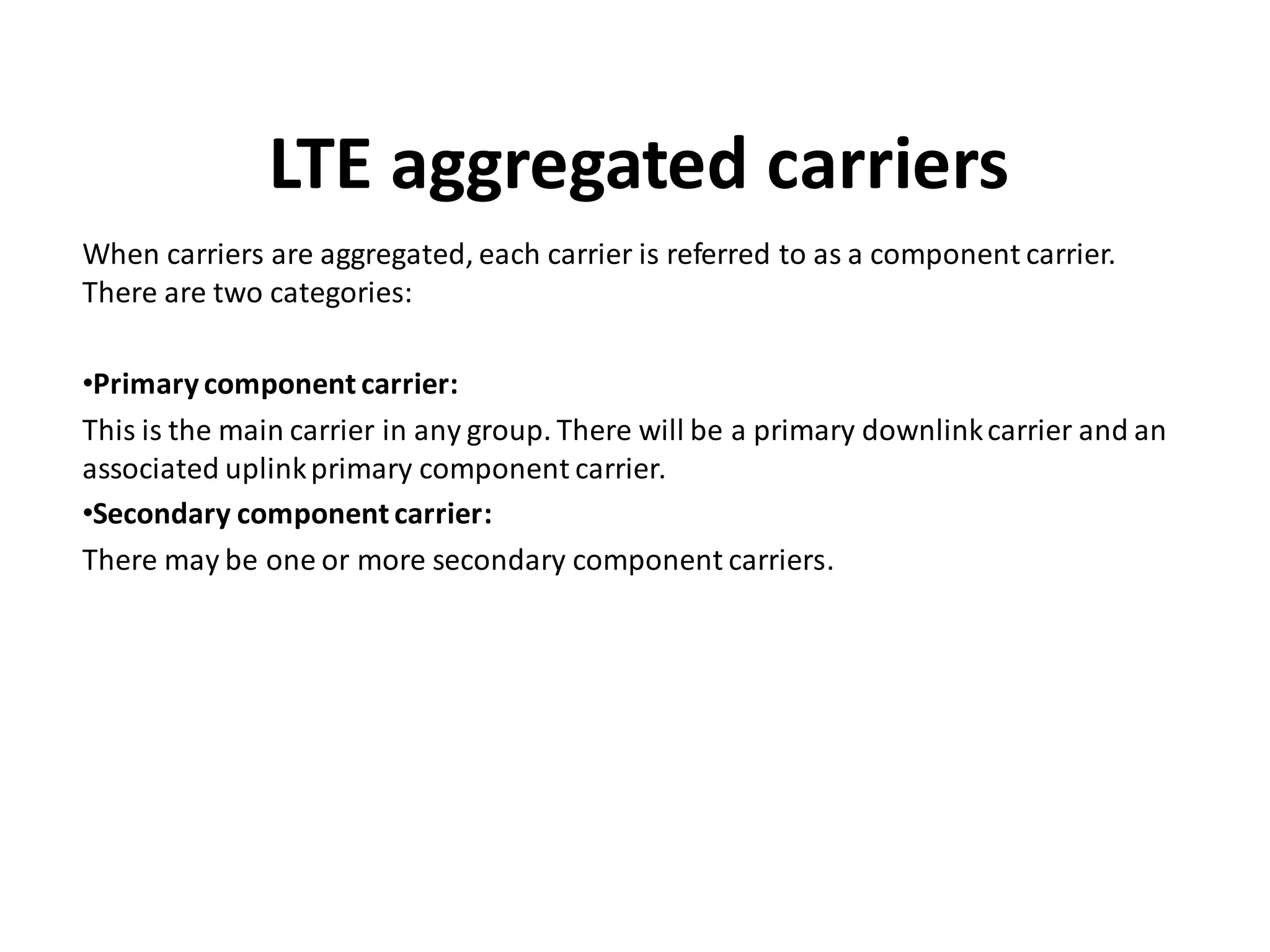 LTE Carrier Aggregation about the aggregation | PDF