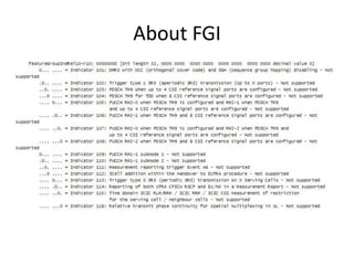 About FGI
 