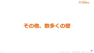 ? LIFULL Co.,Ltd. Οoܞd}ṳޤ
37
यα
37
 