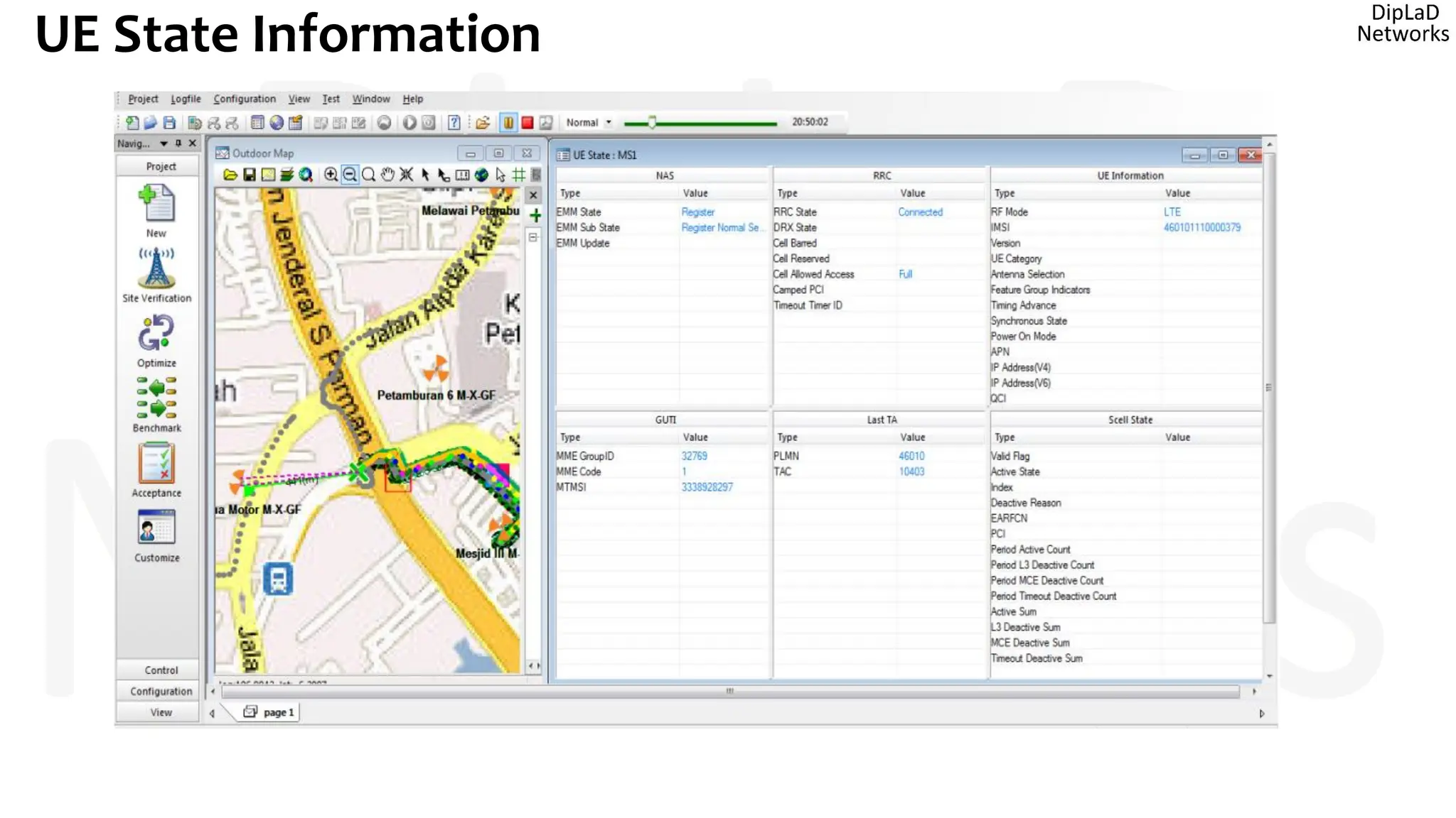 UE State Information
 