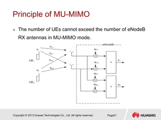 LTE eRAN6.0 MIMO Feature du fournisseur Huawei | PDF