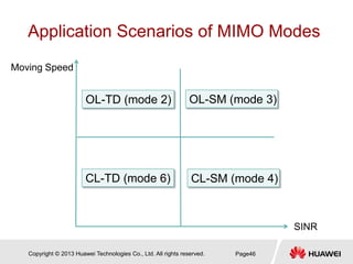 LTE eRAN6.0 MIMO Feature du fournisseur Huawei | PDF