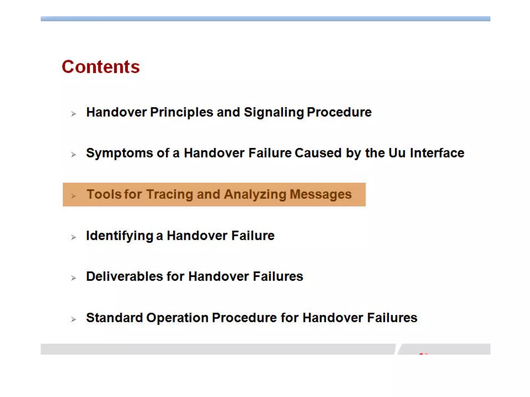 Huawei - Lte handover troubleshooting