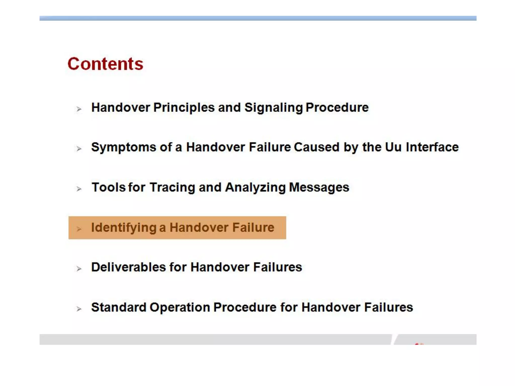 Huawei - Lte handover troubleshooting