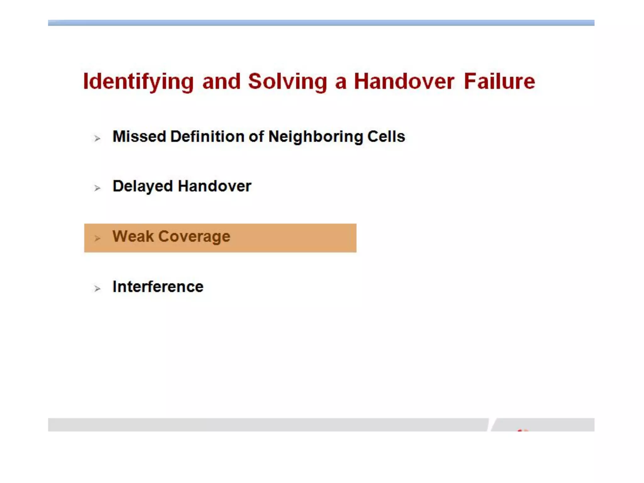 Huawei - Lte handover troubleshooting