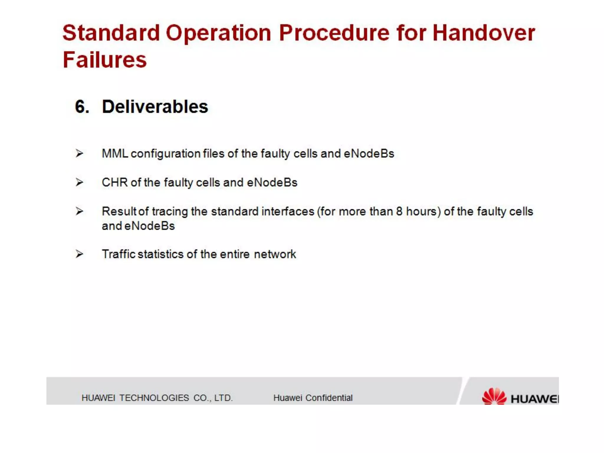 Huawei - Lte handover troubleshooting