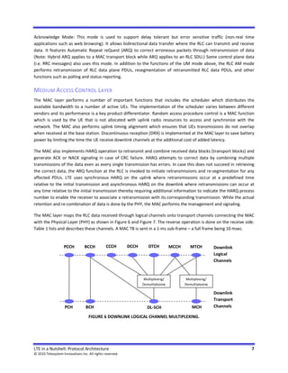 LTE in a Nutshell: Protocol Architecture | PDF