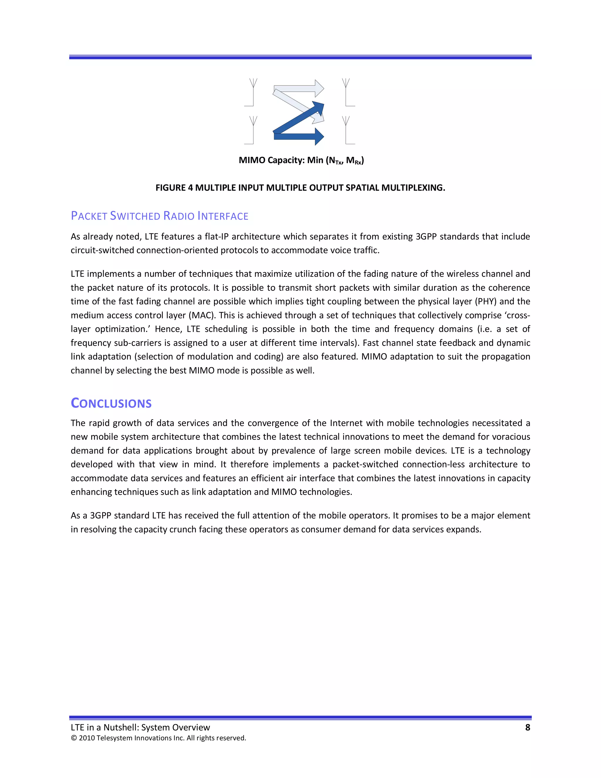 LTE in a Nutshell: System Overview | PDF
