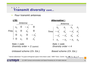 Lte mimo schemes | PDF