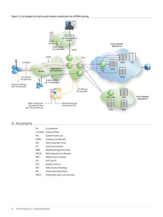 Lte network sharing | PDF