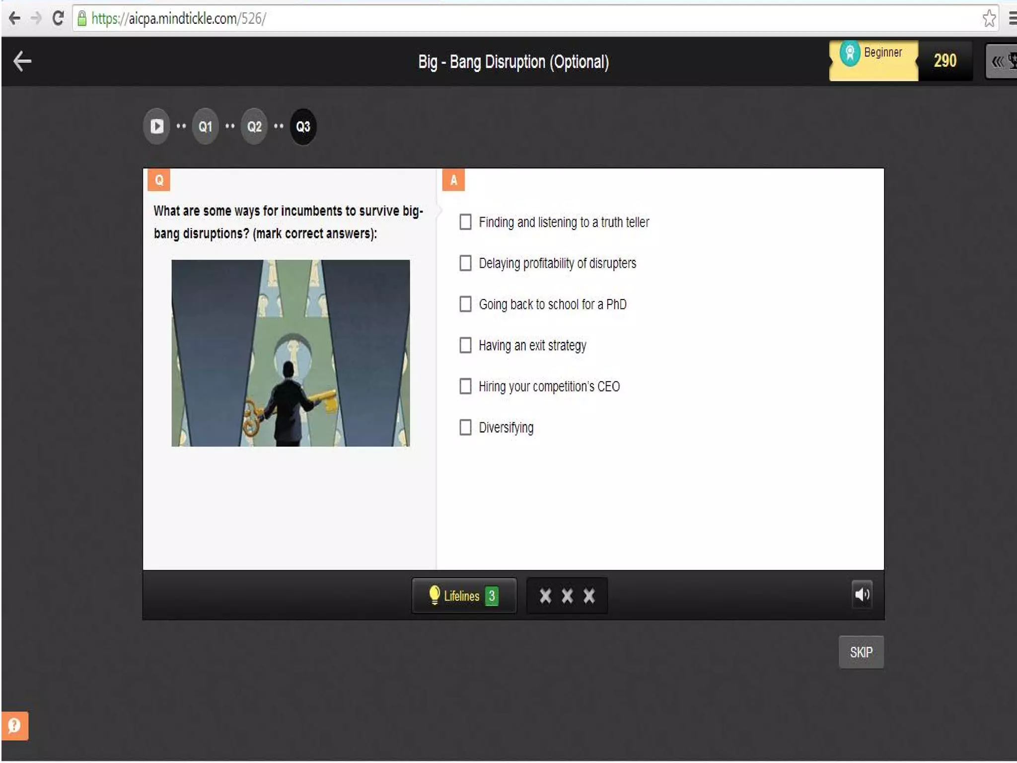First Structural Gamification….
 