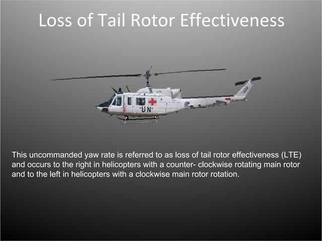 Loss of Tail Rotor Effectiveness English PPT