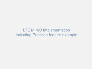 LTE Precoded MIMO SMUX vs. STBC analysis | PDF