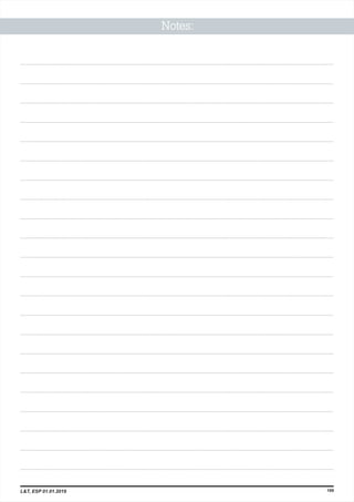 109L&T, ESP 01.01.2019
Notes:
 