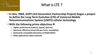 Lte training an introduction-to-lte-basics | PPTX