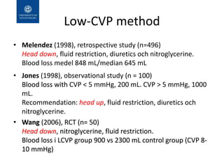 Haemodynamic management in liver surgery | PPTX