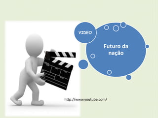 Futuro da 
nação 
VIDEO 
http://www.youtube.com/ 
 
