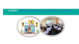 BLOQUE I EDUCACIÓN HÍBRIDA Y LA AUTONOMÍA DEL ESTUDIANTE
 