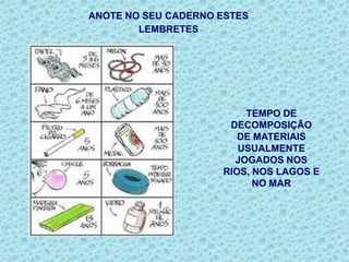 Não ocorre a quase ninguém que a água - que vive caindo do céu - pode, um dia, acabar na Terra. Acontece que ela pode chover e ser chuva ácida; ela pode causar só destruição; ela pode chover e não virá água limpa. Muitos países, hoje, já enfrentam sérios problemas de água potável. Muitos países já importam água limpa.