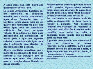 22 de MarçoDia Mundial da água