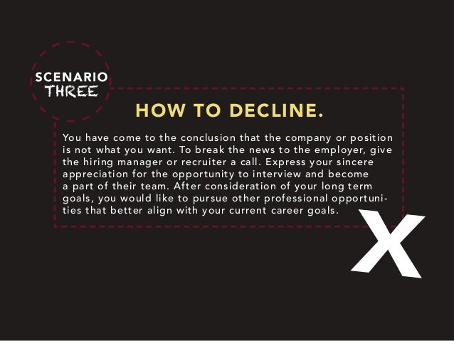 how to decline you have resume for advertising job