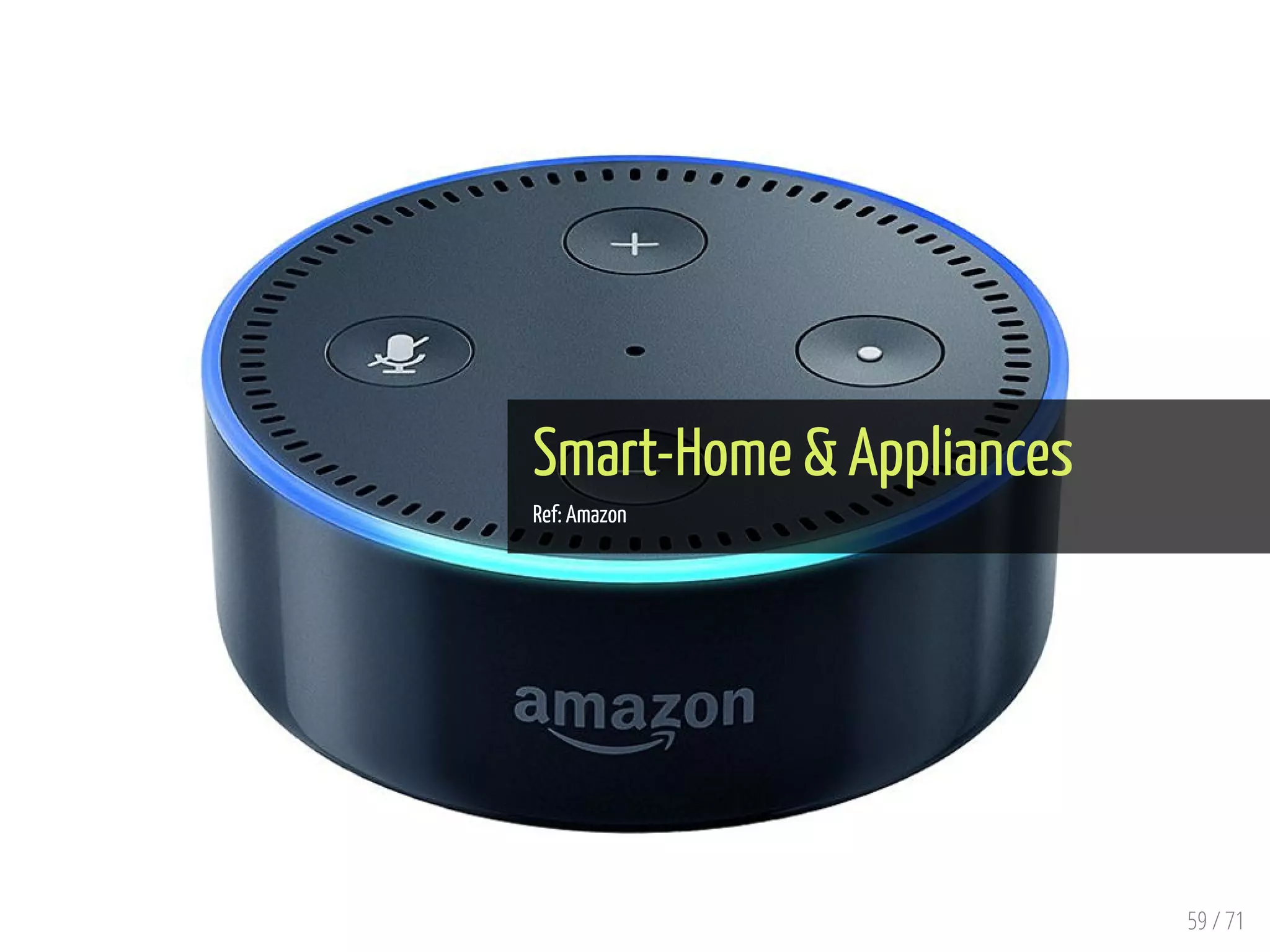 Smart-Home & Appliances
Ref: Amazon
59 / 71
 