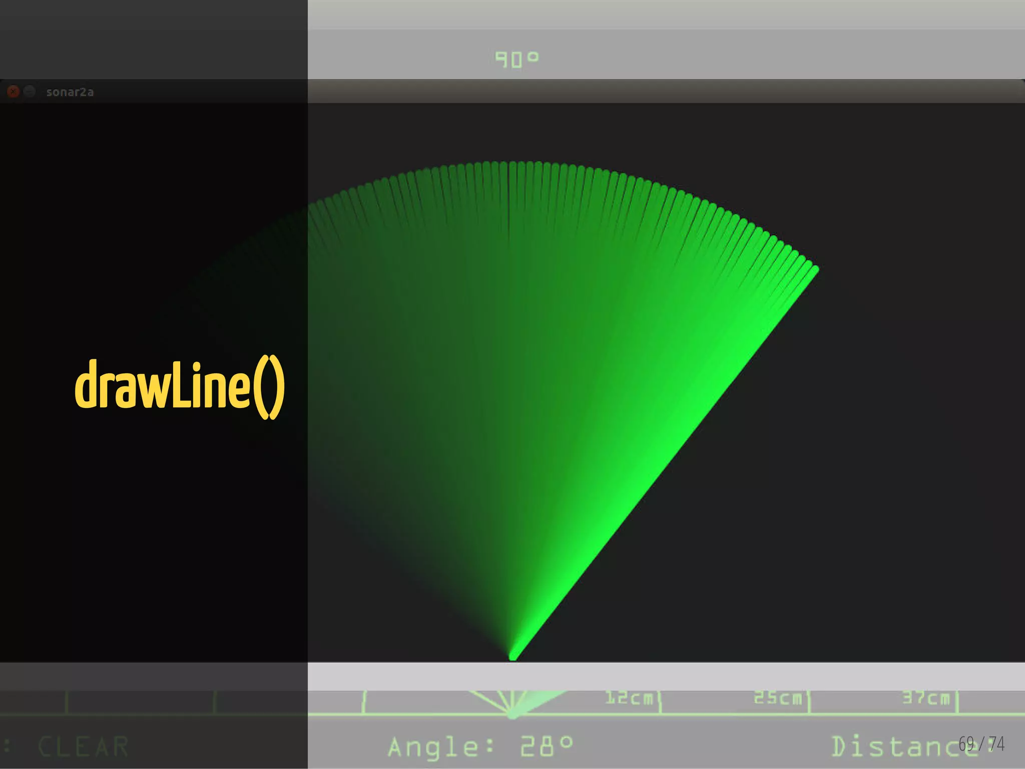 69 / 74
drawLine()
 