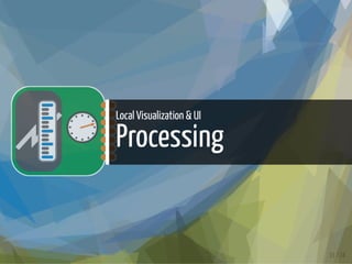 Local Visualization & UI
Processing
33 / 74
 