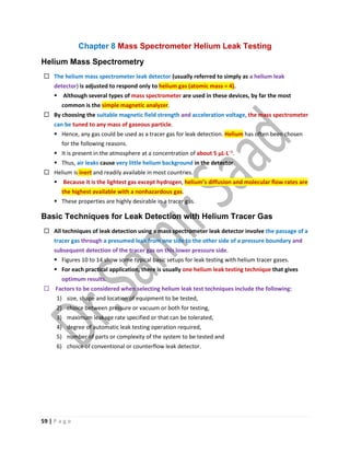 ASNT Leak Testing (LT) Level III Notes-Dr. Samir Saad | PDF