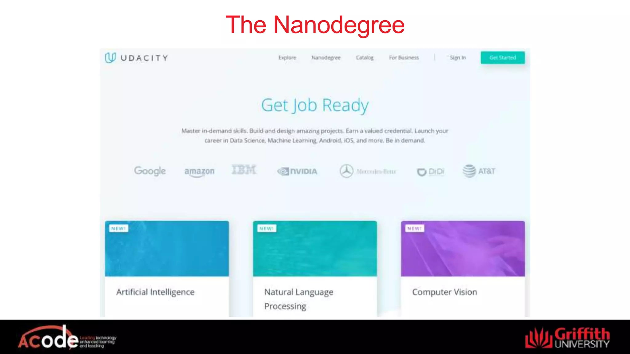 The Nanodegree
 