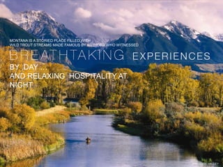 Bringing the brand to lifeMONTANA’S MARKETING CAMPAIGNS: 